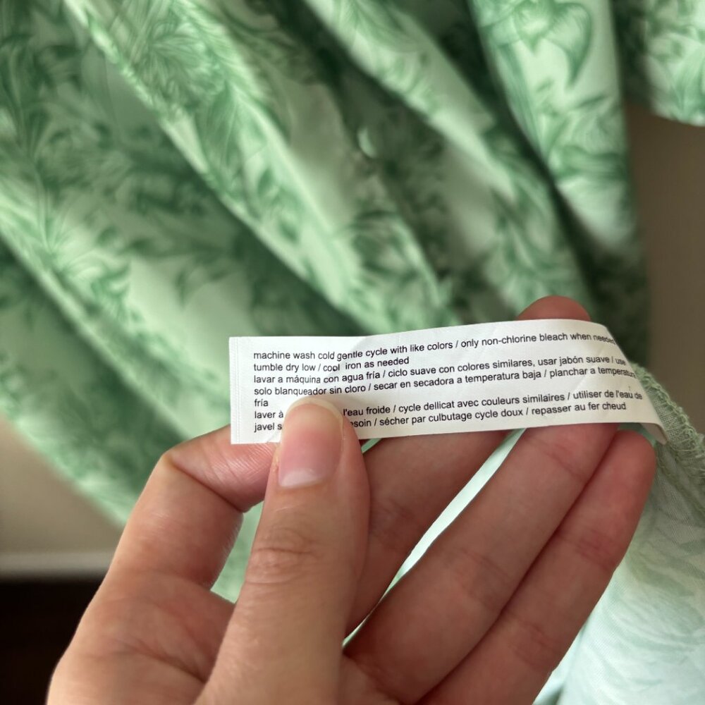 Eloquii 18 Floral Printed Tiered Bubble Sleeve Smocked Waist Midi Dress NEW - Picture 9 of 11